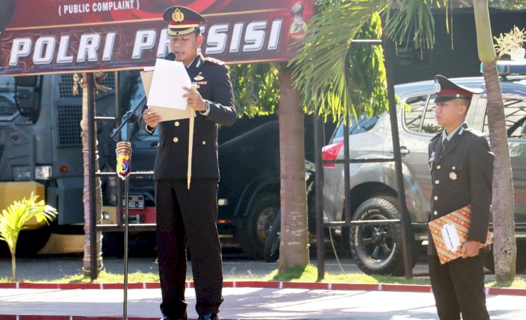 Berbalut Semangat Nasionalisme dan Persatuan Bangsa, Kapolres Belu Pimpin Upacara Peringatan Hari Lahir Pancasila Tahun 2026