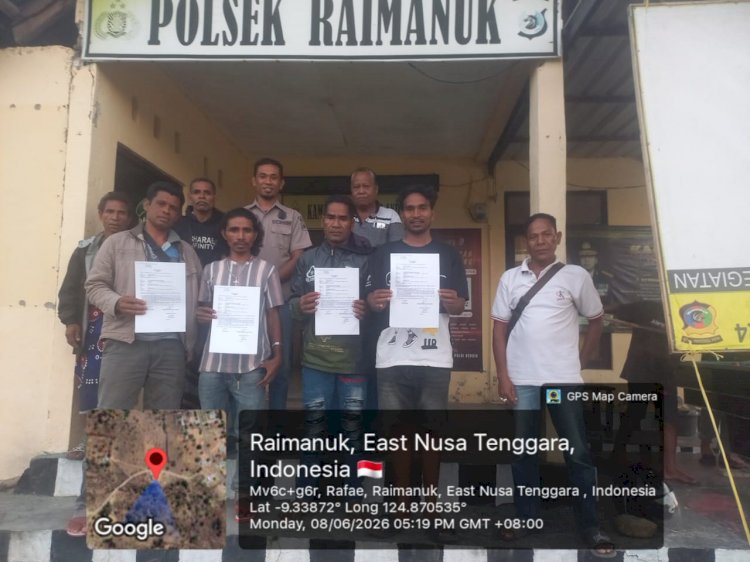Optimalkan Restorative Justice, Polsek Raimanuk Selesaikan Kasus Pengeroyokan Warga desa Renrua