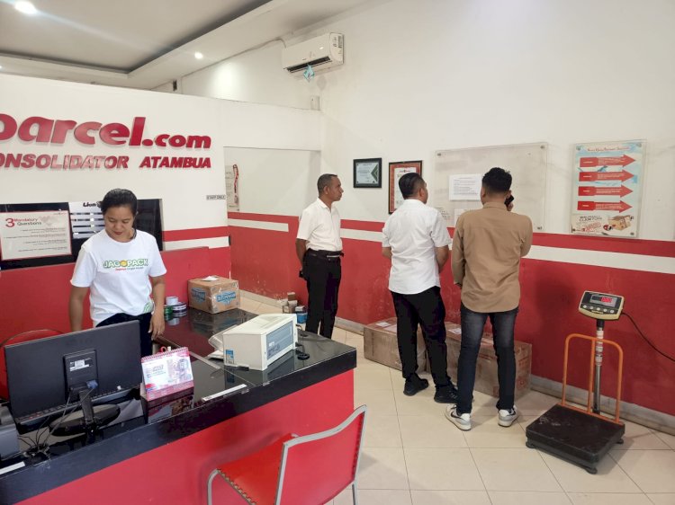 Waspadai Masuknya Narkoba di Tapal Batas, Satres Narkoba Polres Belu Deteksi Masuknya Narkoba Melalui Jasa Pengiriman Paket