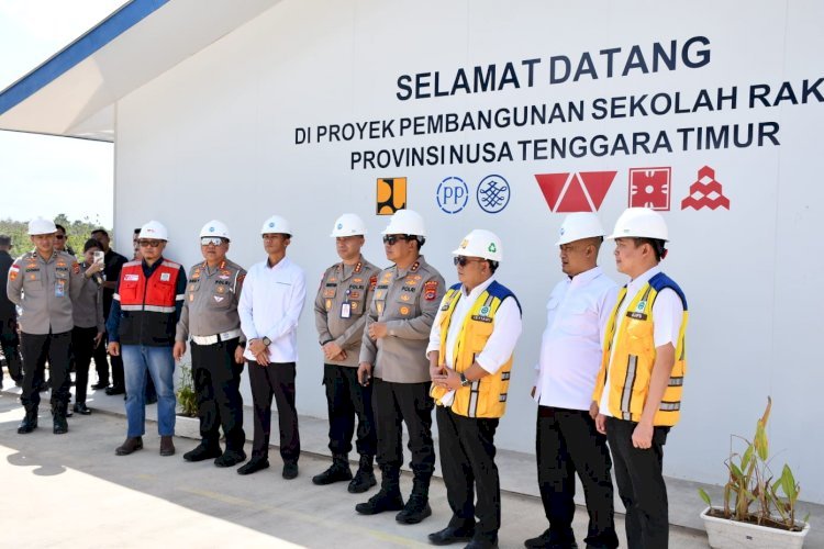 Kapolda NTT Tinjau Pembangunan Sekolah Rakyat, Wujud Dukungan terhadap Peningkatan Akses Pendidikan