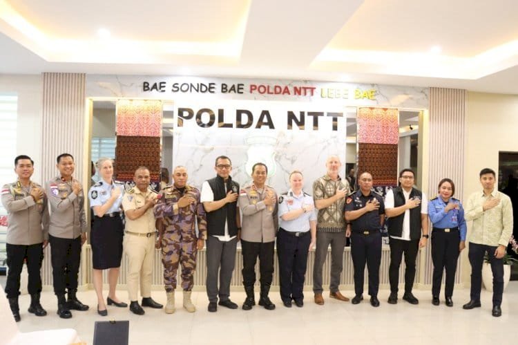 Kapolda NTT Terima Delegasi Trilateral Meeting Polri, AFP, dan PNTL, Perkuat Sinergi Pengamanan Perbatasan