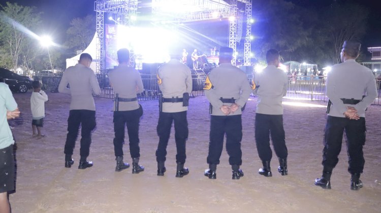Tiga Hari Turun Penuh Perketat Keamanan di Sektor-sektor Ini, Polres Belu Sukses Amankan Kegiatan Garuda Sakti Cross Border Fest 2026