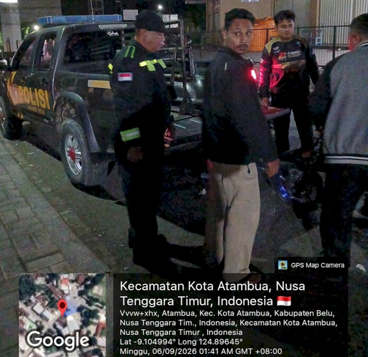 Respon Cepat Aduan Masyarakat Lewat 110, Personel Gabungan Polres Belu Bubarkan Balap Liar di Kompleks Pasar Lama, Dua Unit Sepeda Motor Berhasil Diamankan