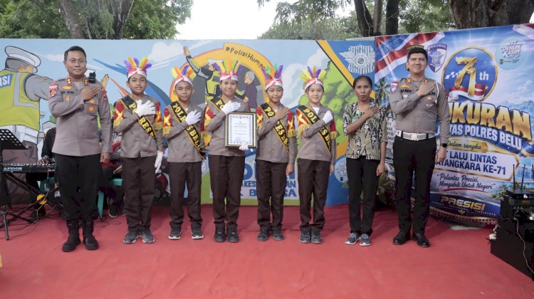 Puncak Hari Jadi Lalu Lintas ke 71, Kapolres Belu Minta Polantas Perkuat Transformasi dan Tingkatkan Kualitas Pelayanan yang Humanis