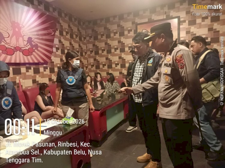 Berantas Peredaran dan Penyalahgunaan Narkoba, Kapolres Belu Pimpin Operasi Gabungan bersama BNN, Gelar Razia Tempat Hiburan Malam di Wilayah Tapal Batas