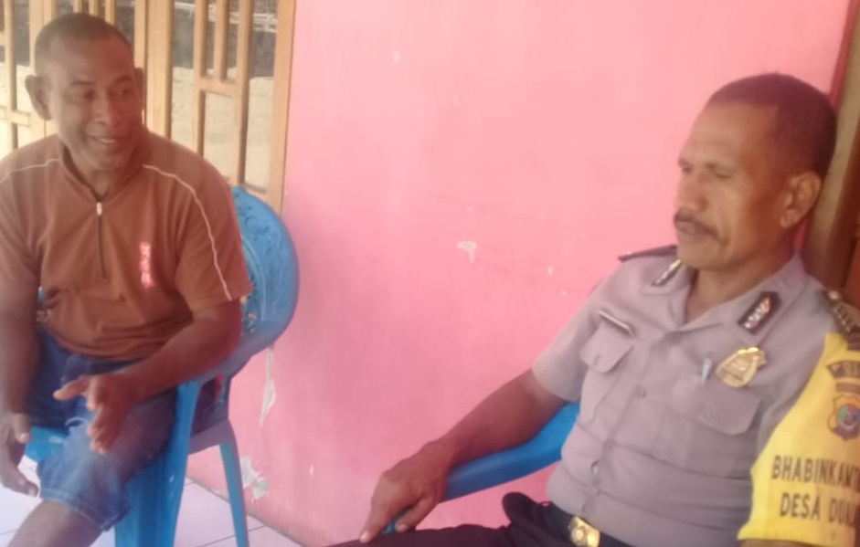 Berkunjung ke Desa Binaannya, BRIPKA Mariano Alves Minta Warga Lakukan ini untuk Meriahkan HUT RI ke 74
