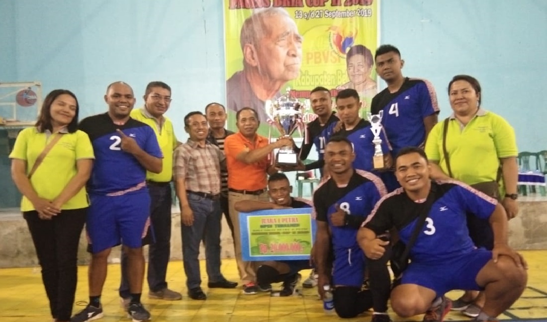 Setelah Juara di Ajang Bupati Cup II, Tim Bhayangkara Polres Belu Raih Juara di Turnamen Paulus Bria Cup II 2019