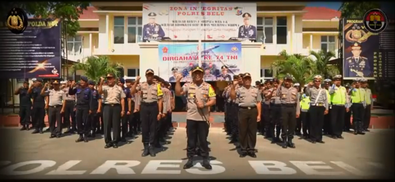 HUT TNI ke 74, Kapolres Belu Harap Sinergitas TNI-Polri Semakin Kokoh