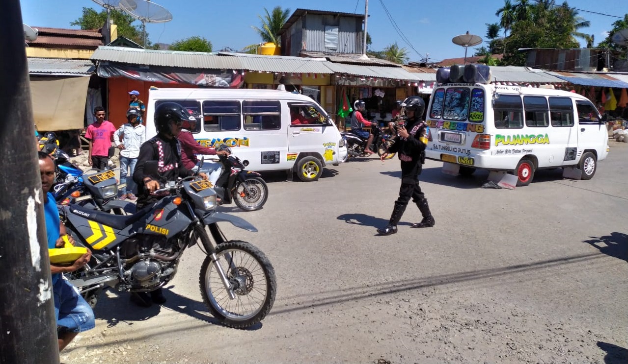 Patroli Dialogis, Unit Turjawali Samapta Berjibaku Urai Kemacetan di Dua Titik Ini