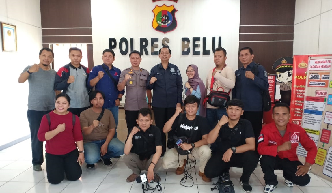 Polres Belu Terima Kunjungan Tim Divisi Humas Polri dan Wartawan Media Nasional
