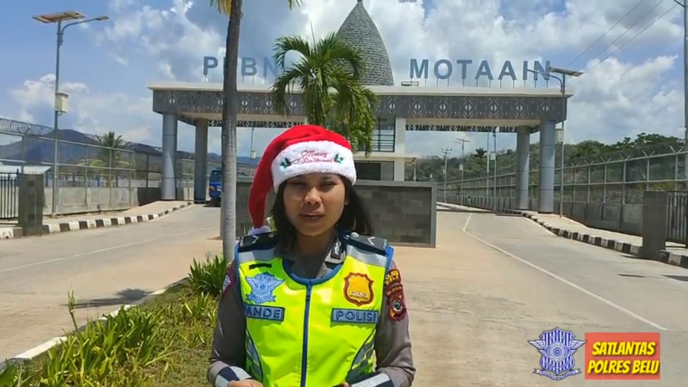 Kondisi Lalu Lintas Menjelang Libur Natal dan Tahun Baru di Pintu Masuk PLBN Motaain,Belu - NTT