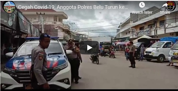 Video, Anggota Polres Belu Turun ke Dua Pusat Perbelanjaan Sampaikan Imbauan Kamtibmas